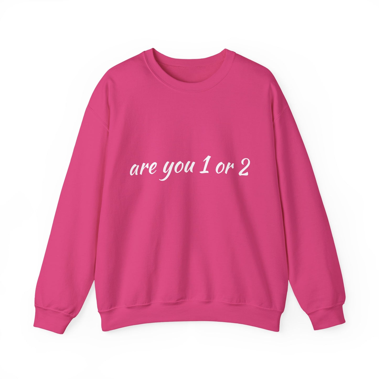 Are You 1 or 2? Pickleball Crewneck Sweatshirt